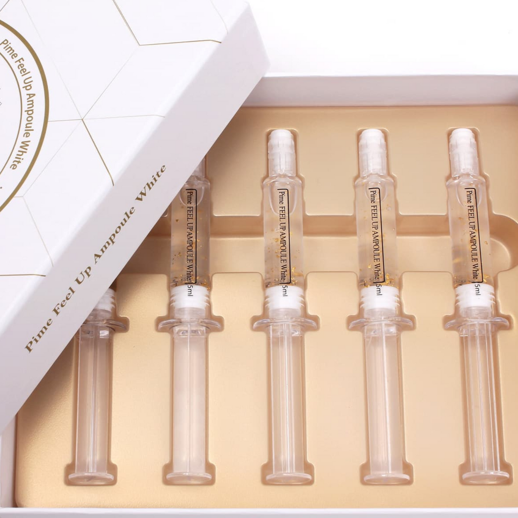 Brightening Ampoule – 24K Gold 5x5ml Anti-Aging Serum, Fade Dark Spots, Even Skin Tone & Boost Radiance