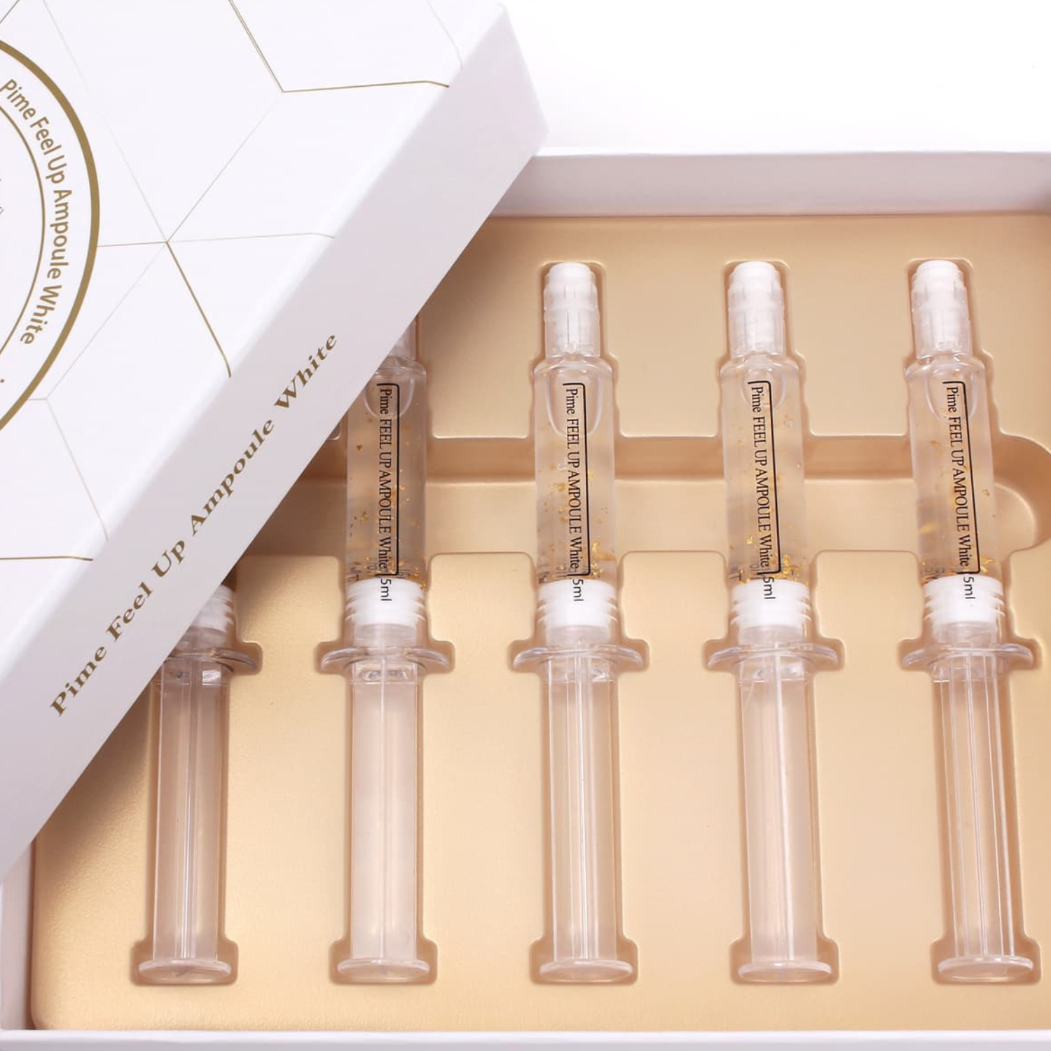 Brightening Ampoule – 24K Gold 5x5ml Anti-Aging Serum, Fade Dark Spots, Even Skin Tone & Boost Radiance