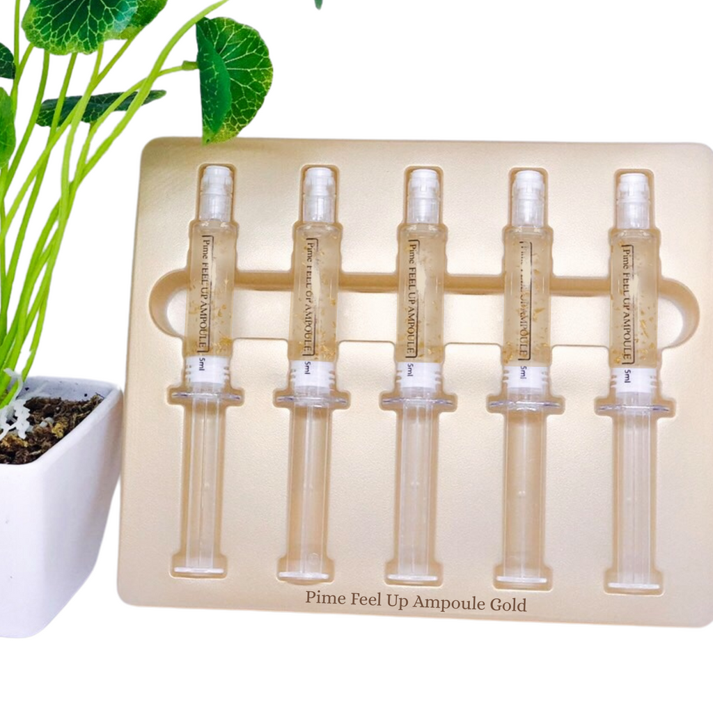 Niacinamide & Peptide Face Serum – 25K Gold Infusion, Anti-Aging, Firming & Brightening – 5ml x5