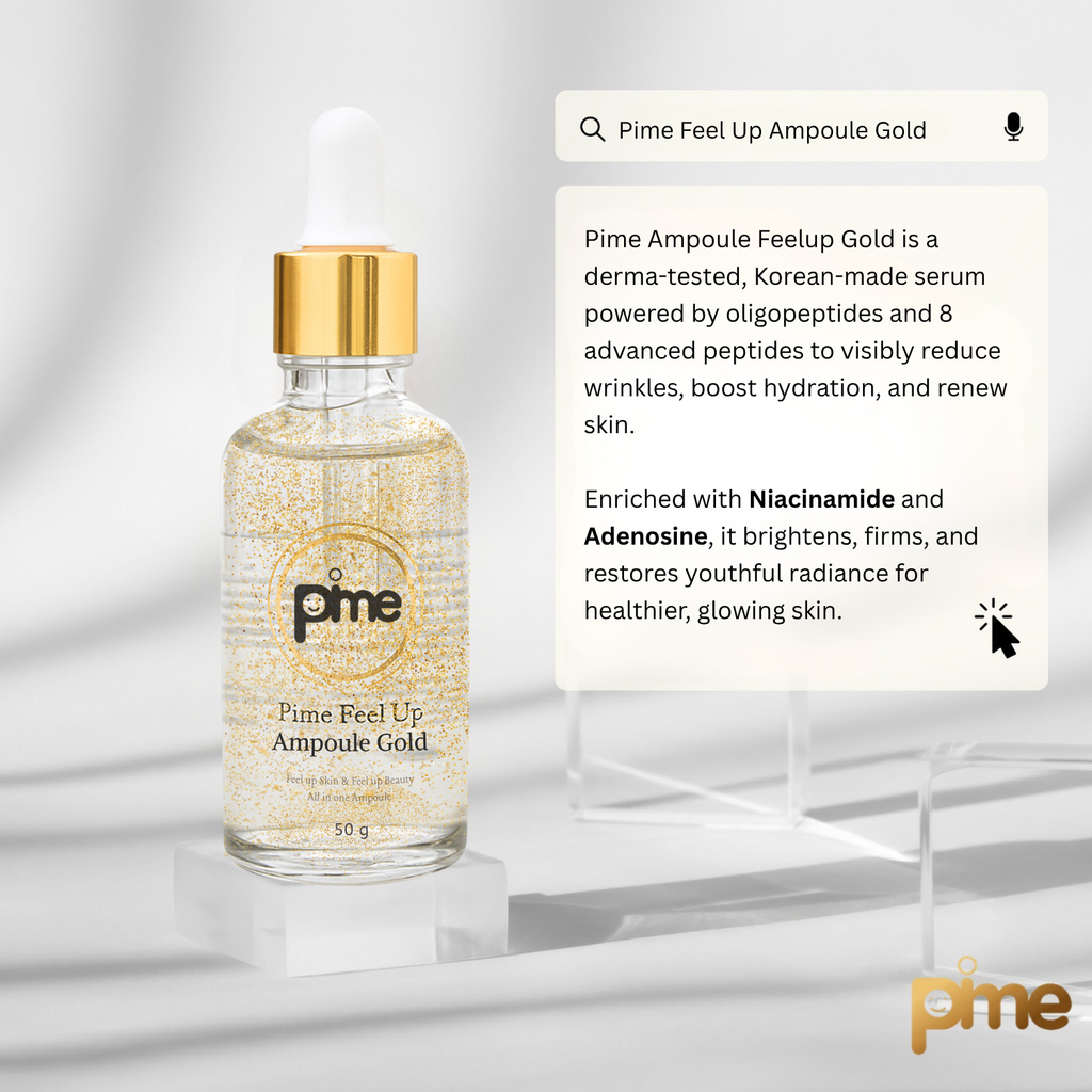 Niacinamide & Peptide Face Serum – 25K Gold Infusion, Advanced Anti-Aging, Firming, Brightening & Wrinkle Repair – 50g