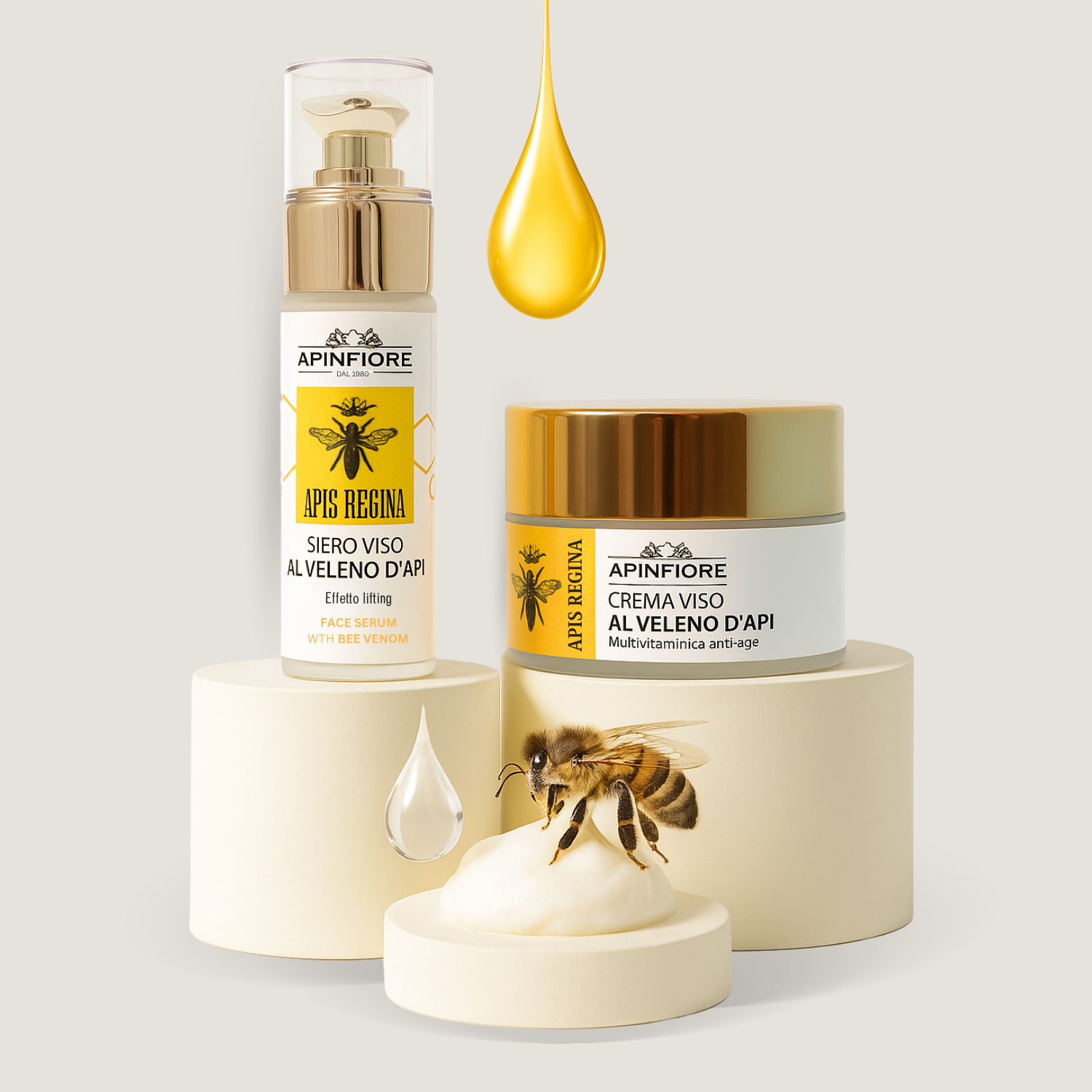 Anti-Aging Cream Multivitamins and Bee Venom 50ml, wrinkle care, fine lines, skin tightening