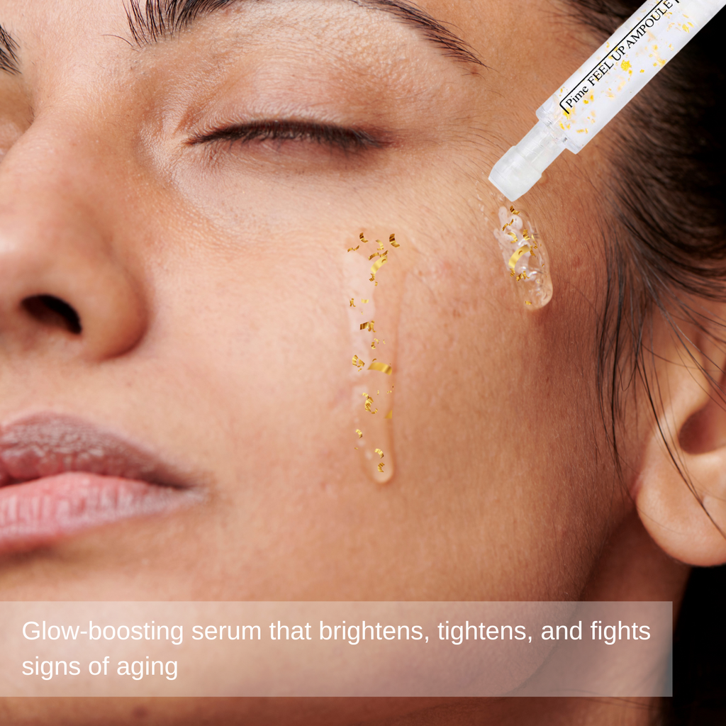 Brightening Ampoule – 24K Gold 5x5ml Anti-Aging Serum, Fade Dark Spots, Even Skin Tone & Boost Radiance