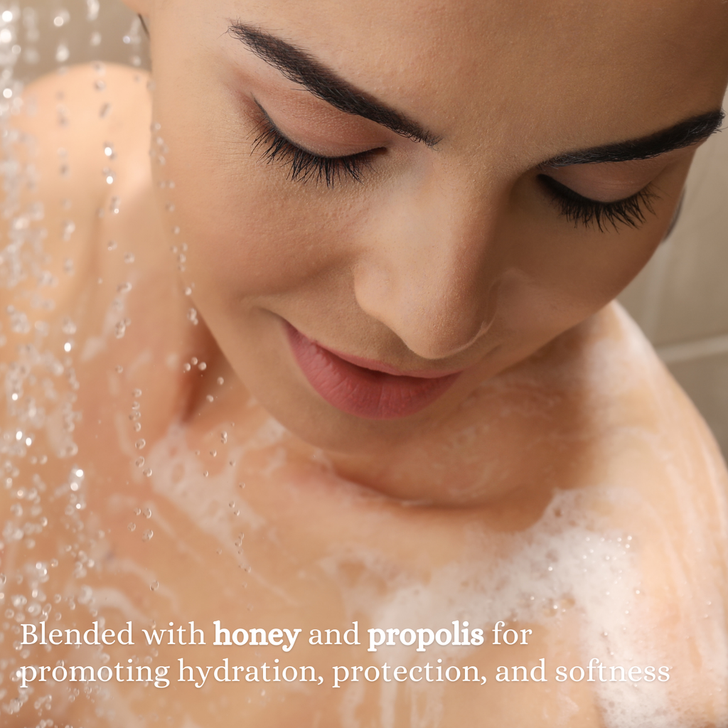 Organic Honey & Propolis Soap – 3x100g Natural, Plant-Based Moisturizing Cleanser for Face, Hands & Body