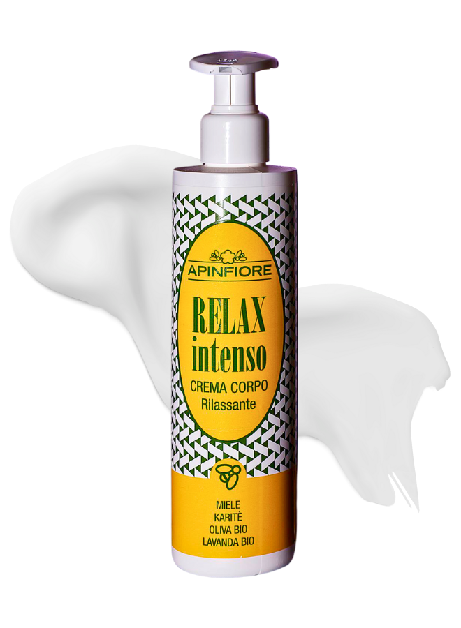 Body Cream Intense Relax – Organic Honey, Shea Butter, Lavender & Herbs – 250ml for Extra Relaxation