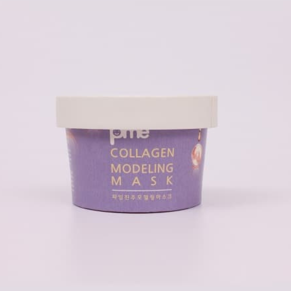 PIME Collagen Infused Modelling Mask – Brightening & Anti-Aging Korean Skincare – Hydrating & Firming Facial Treatment – 3 x 25g
