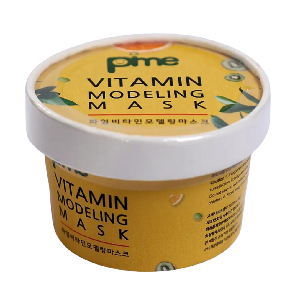 Pime Vitamin-Infused Collagen Mask – Brightening & Anti-Aging Korean Skincare – Deep Hydration, Firming & Skin Rejuvenation – Nourishing Sheet Mask for Radiant & Youthful Skin – 3 x 25g