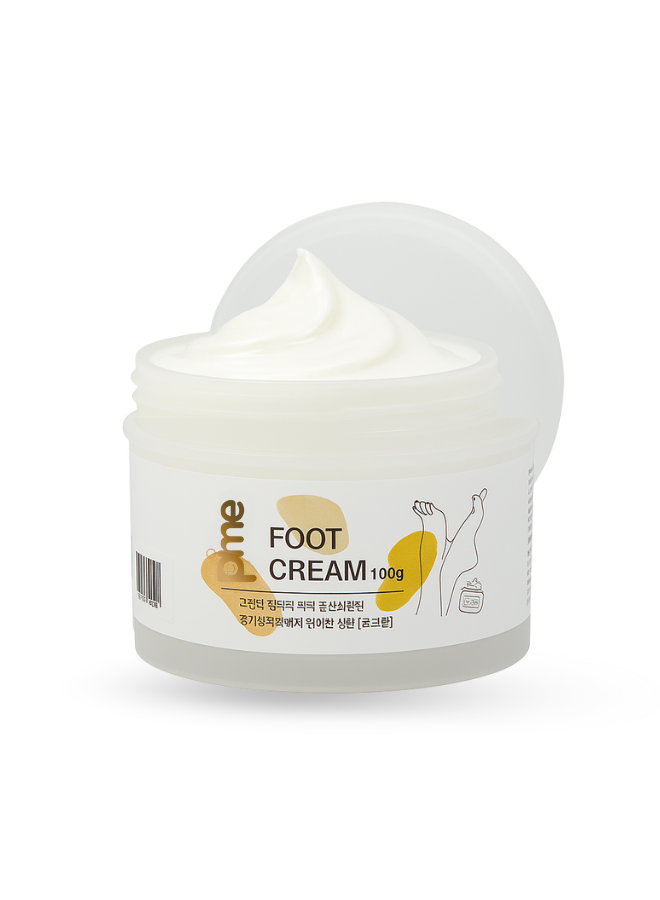 Moisturizing Foot Cream – Urea Infused for Repairing Cracked Heels & Dry Feet – Soft, Smooth Skin – 100g