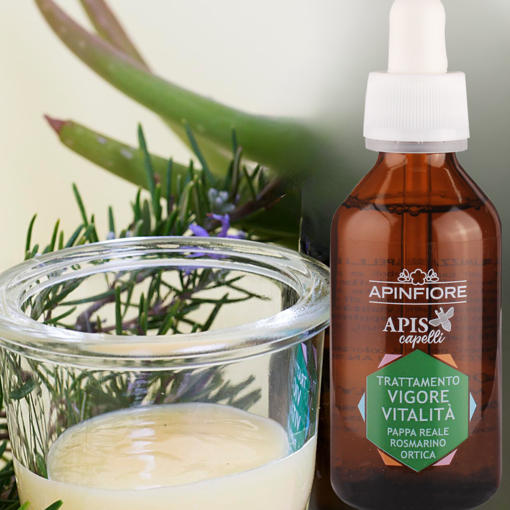 Royal Jelly Hair Treatment Serum – Strengthens & Revitalizes Hair & Scalp, Anti-Hair Loss with Rosemary & Propolis – 50ml