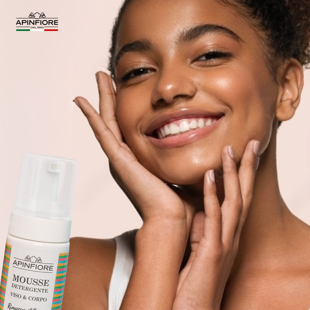 Gentle Cleansing Mousse for Face & Body – Honey, Propolis & Chamomile for Inflammatory & Acne-Prone Skin – 150ml