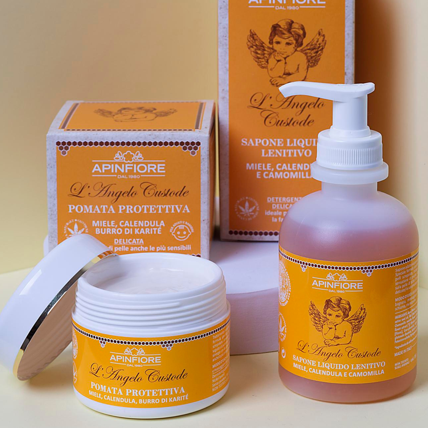 Kids Organic Gentle Wash with Calendula, Honey & Chamomile – Soothes Rashes & Inflamed Skin – 250ml