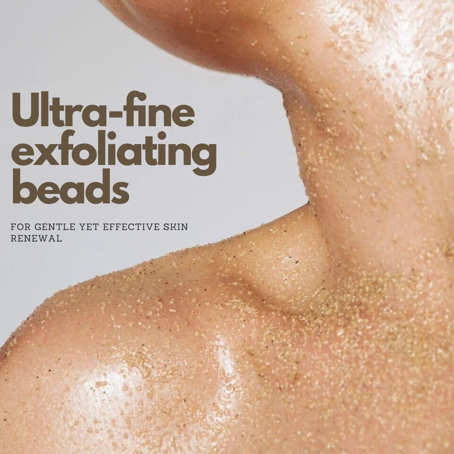 Facial & Body Scrub for Sensitive Skin – Gentle Beads Exfoliation with Bee Venom & Manuka Honey – 250ml