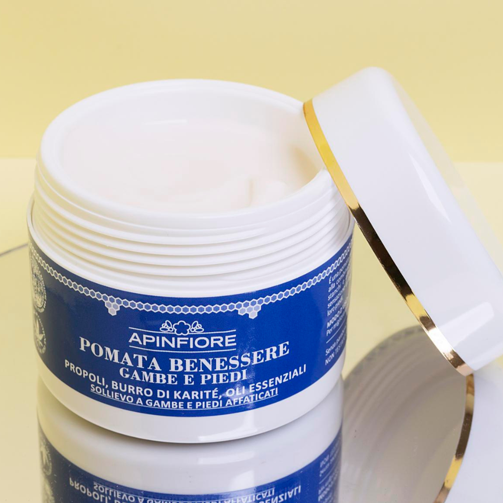 Pain Relief Cream for Legs, Feet & Joints – Fast-Absorbing with Organic Propolis, Shea Butter & Oils – 100ml