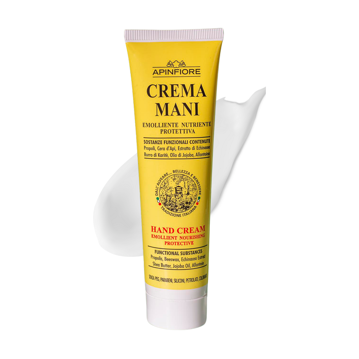 Moisturizing Hand Cream – Shea Butter, Propolis & Beeswax for Soothing & Softening Dry, Rough & Cracked Hands – 100ml