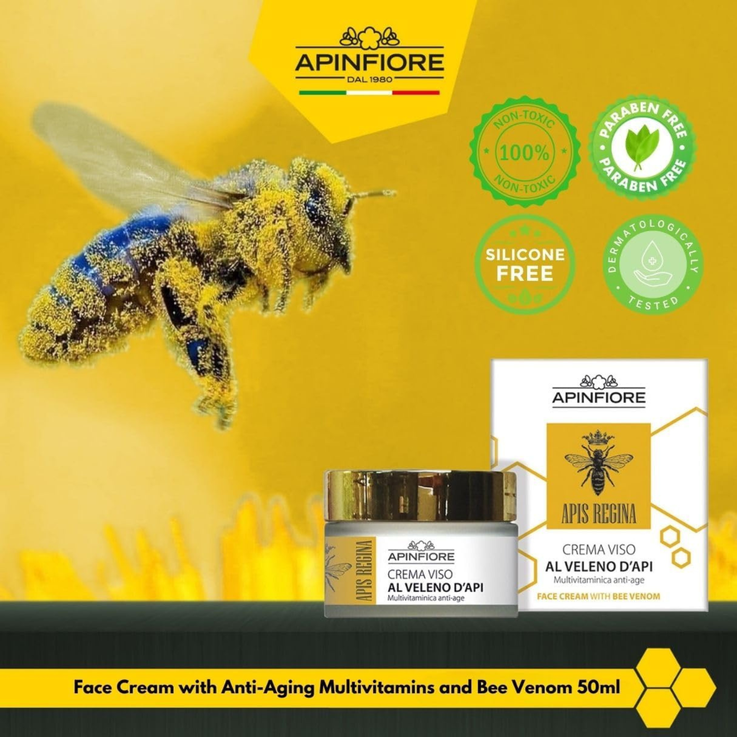 Advanced Anti-Aging Skincare Duo – Bee Venom Serum & Cream Set for Lifting, Firming, Wrinkles & Radiance
