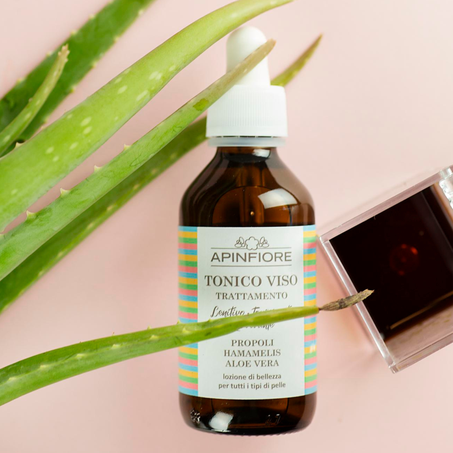 Organic Face Toning Lotion with Aloe Vera & Propolis – Hydrating, Gentle, Alcohol-Free for Sensitive & Irritated Skin – 100ml