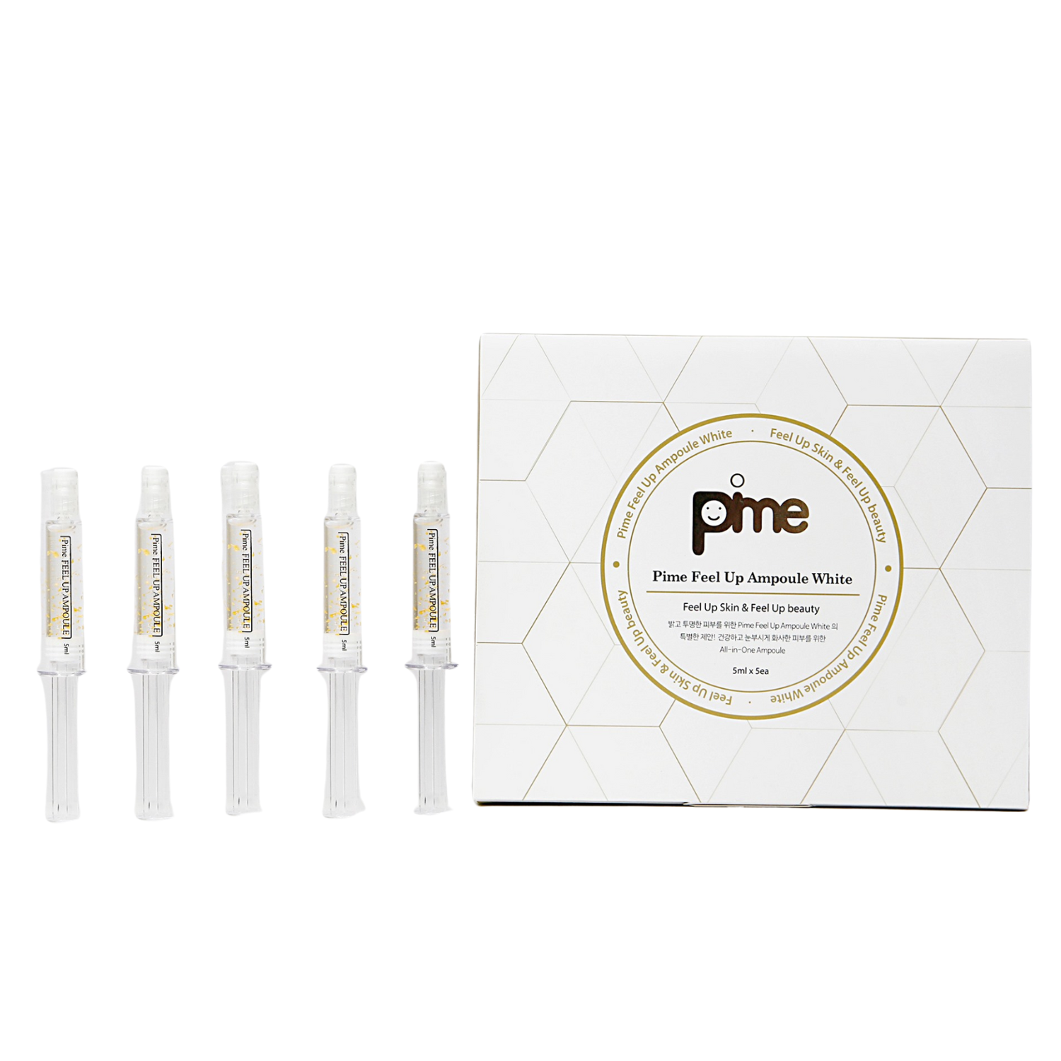 Brightening Ampoule – 24K Gold 5x5ml Anti-Aging Serum, Fade Dark Spots, Even Skin Tone & Boost Radiance