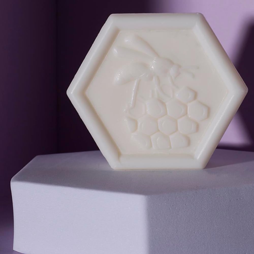 Organic Milk Soap Bars with Shea Butter & Grapeseed Oil – Handmade Moisturizing Cleanser for Face, Hands & Body – 3x100g