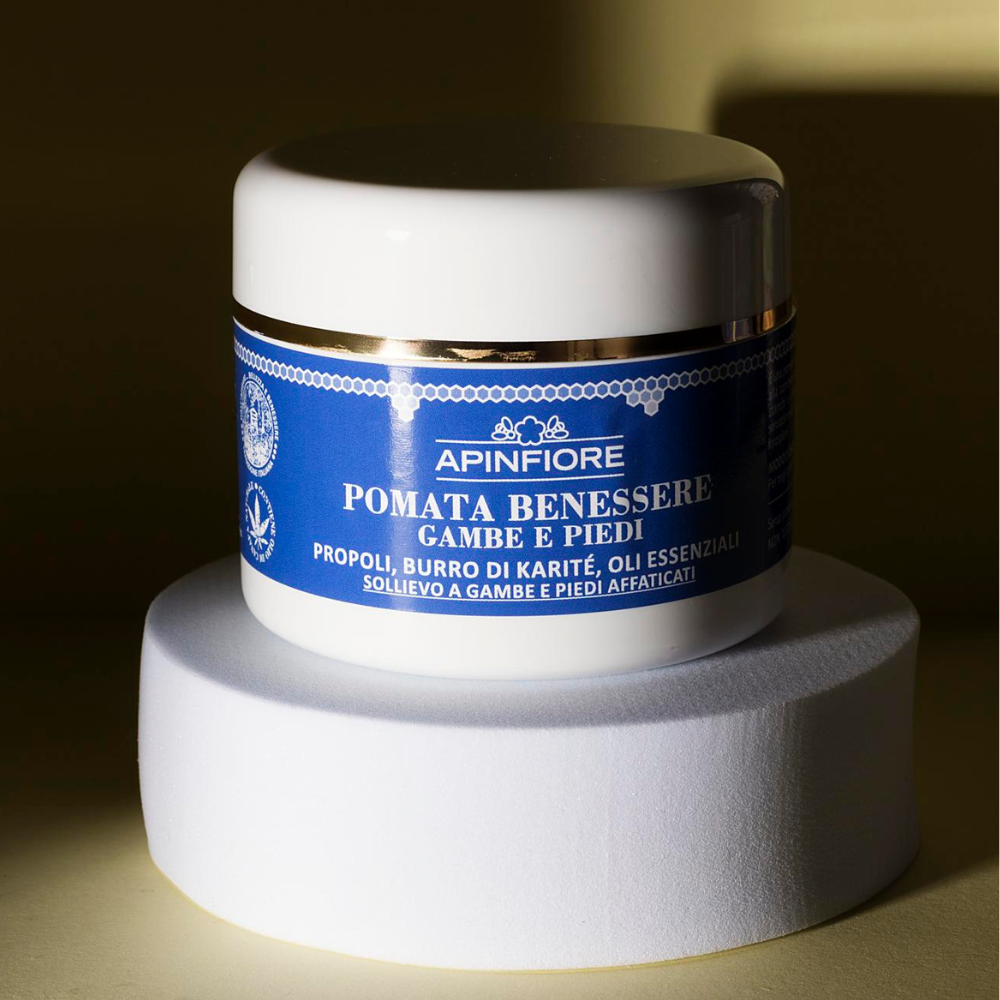 Pain Relief Cream for Legs, Feet & Joints – Fast-Absorbing with Organic Propolis, Shea Butter & Oils – 100ml