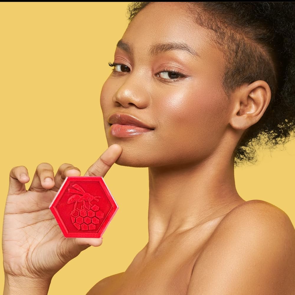 Organic Honey & Red Fruits Soap Bar 100g x3 – Handmade Antioxidant Moisturizing Soap for Face & Body