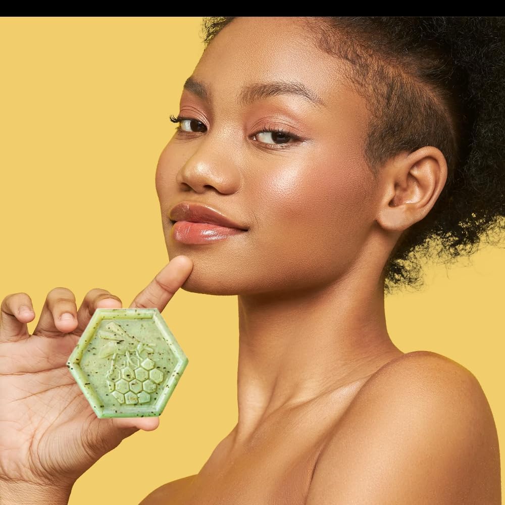 Organic Honey & Aloe Vera Soap – Moisturizing & Rejuvenating for Dry, Acne-Prone & Sensitive Skin – 3x100g