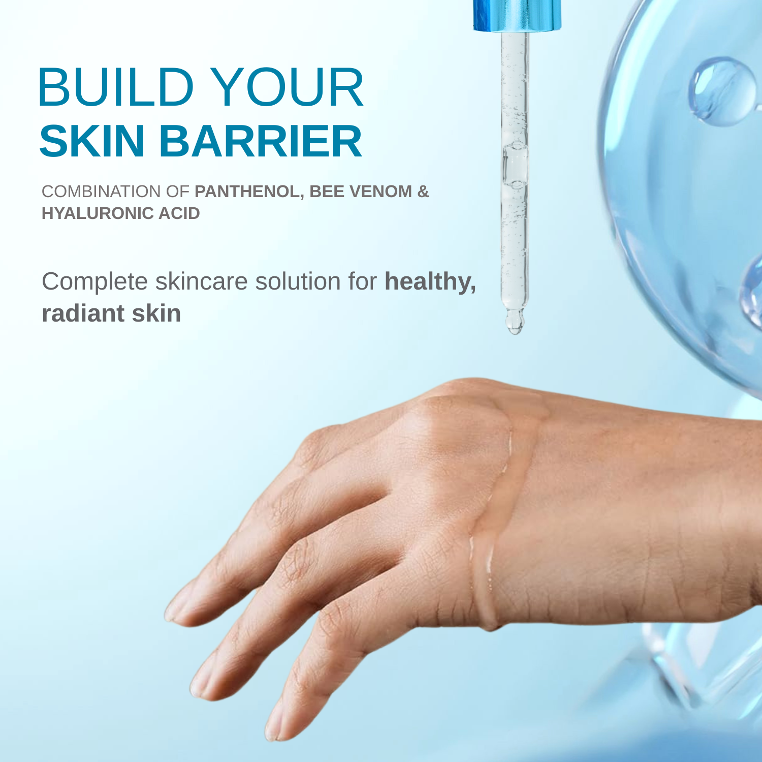 Panthenol + Bee Venom Serum – 50g Hydrating & Repairing for Dry, Acne-Prone Skin, Reduces Redness & Boosts Glow