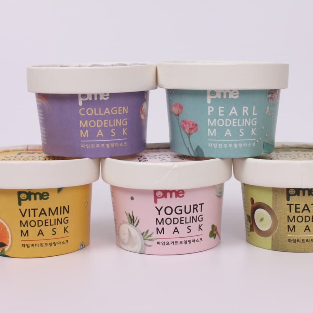 PIME Yogurt Clay Mask – Radiance-Boosting, Moisture-Locking Korean Skincare with Anti-Aging & Brightening Benefits – 3 x 25g