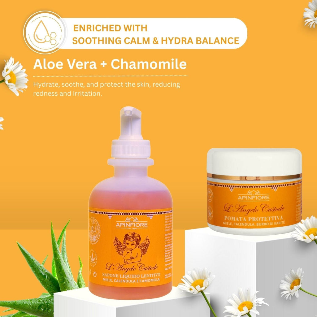 Kids’ Healing Ointment 100ml & Organic Gentle Wash Set 250ml – Relief for Rash, Irritation, Bites & Dry Skin