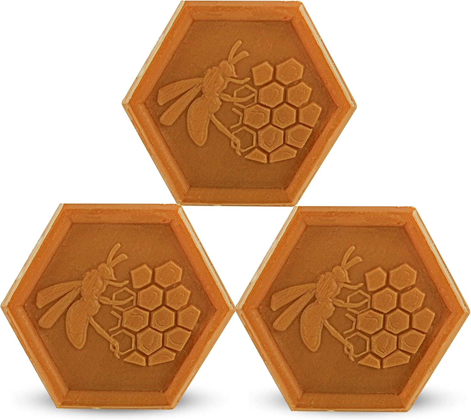 Organic Honey & Propolis Soap – 3x100g Natural, Plant-Based Moisturizing Cleanser for Face, Hands & Body
