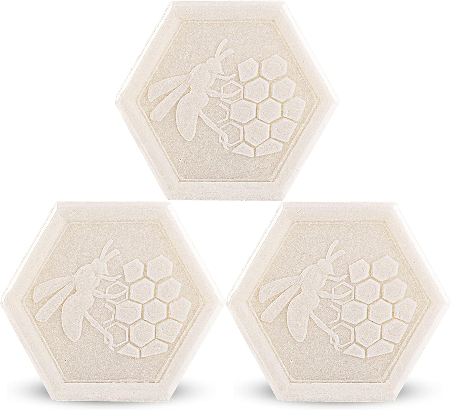 Organic Milk Soap Bars with Shea Butter & Grapeseed Oil – Handmade Moisturizing Cleanser for Face, Hands & Body – 3x100g