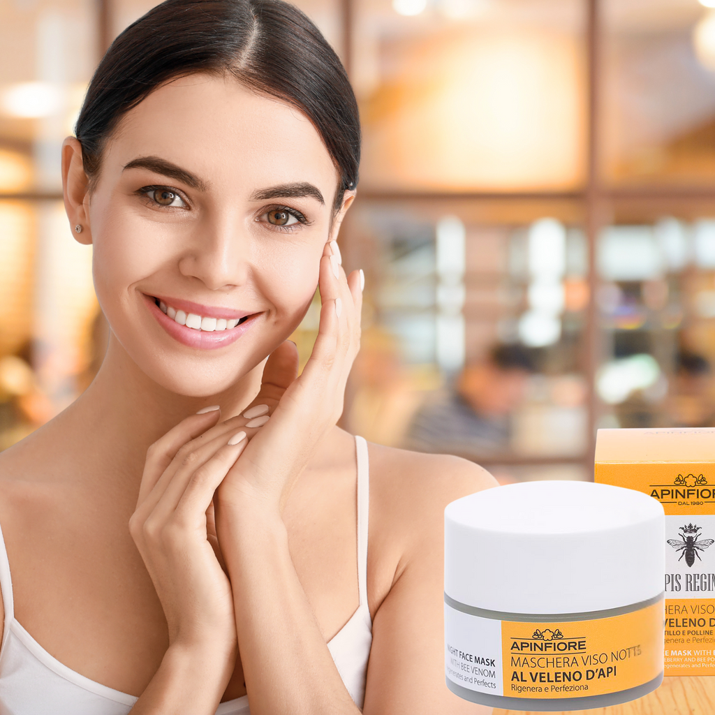 Bee Venom Night Cream – Intensive Anti-Aging Treatment with Natural Bee Venom for Firming, Lifting, Hydrating & Reducing Fine Lines and Wrinkles 50ml