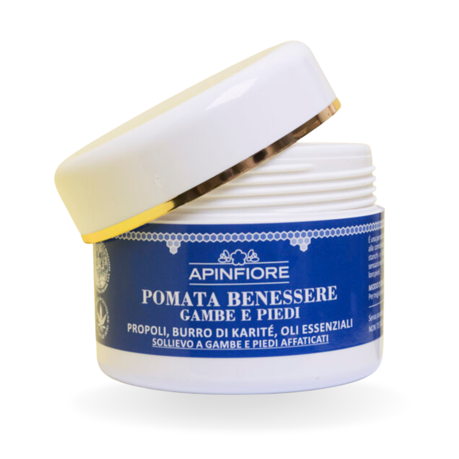 Pain Relief Cream for Legs, Feet & Joints – Fast-Absorbing with Organic Propolis, Shea Butter & Oils – 100ml