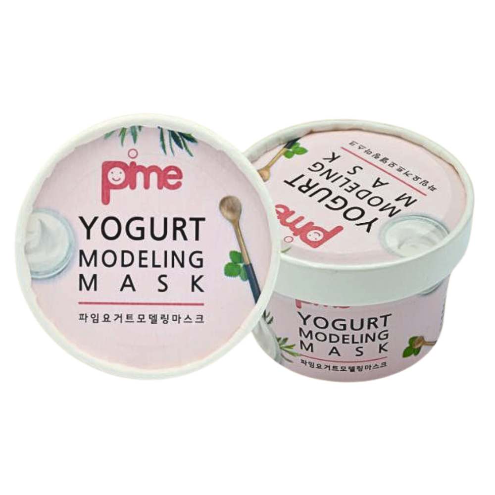PIME Yogurt Clay Mask – Radiance-Boosting, Moisture-Locking Korean Skincare with Anti-Aging & Brightening Benefits – 3 x 25g